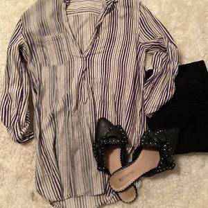 Cute beach cloth striped shirt.